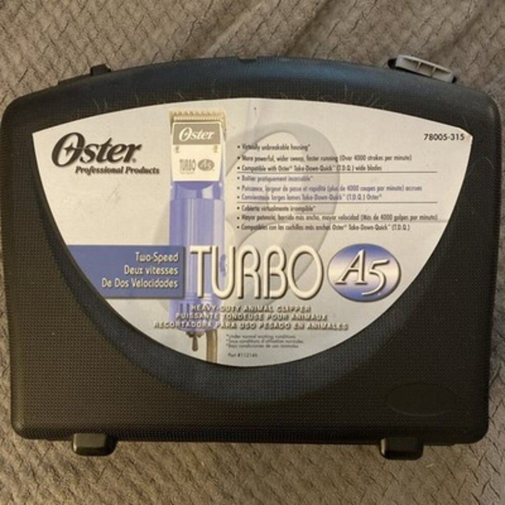 Oster A5 Turbo 2-speed Professional Dog and Cat Clipper